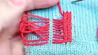 Magic Way to Invisibly Repair Holes in a Knitted Sweater at Home Yourself 💎Beginner's Tutorial🤗