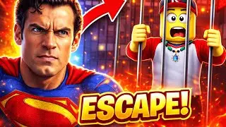 🦸SUPERMAN’S PRISON RUN! (OBBY) | ROBLOX GAMEPLAY🔥Gameplay Walkthrough No Death 4K #roblox #superman