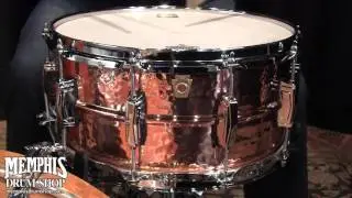 Ludwig 14 x 6.5 Hammered Copper Phonic Snare Drum (LC662K)