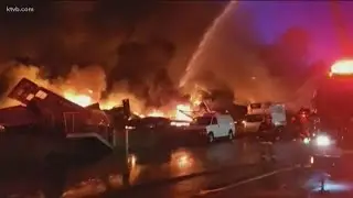 Fire destroys warehouse at San Francisco's Pier 45