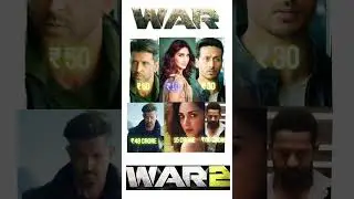 WAR 2 Star Cast Fees Revealed | Hrithik Roshan, Tiger Shroff, Jr NTR, Kiara Advani Salary 🔥🤑