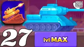 TANK STARS - T-34 MAX LEVEL - Gameplay Walkthrough Part 27 (iOS Android)