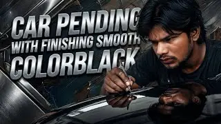 Smooth colour with black in hand finish &mdash; the ultimate satin look 😱👌💪#car #penting #video #viral 