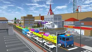 PUBLIC ROAD ALL SUPER CAR COLLECTION WITH MONSTER  TRUCK 🚒😱✅. SAKURASCHOOLSIMULATOR 🚔🚒😱😍✅✅