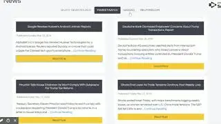 Demo - Market Edge Stock Market News Feature