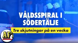 Tre skjutningar i S&ouml;dert&auml;lje p&aring; en vecka