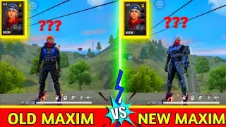 OLD MAXIM VS NEW MAXIM CHARECTER ABILITY TEST⚡FREE FIRE🔥MAXIM CHARACTER NEW ABILITY TEST FREE FIRE