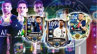 🤭 FULL PSG NO FIFA MOBILE!! MESSI NEYMAR E MBAPPE, TIME DE 270 MILH&Otilde;ES DE COINS!!🤑