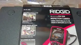 RIDGID micro CA-350 UNBOXING