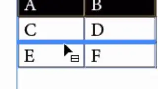 InDesign Drag and drop table cells and rows