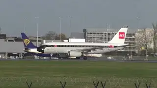 RETRO JET  (G-EUPJ) British Airways (BEA)  A319  at Manchester Airport