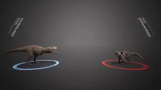 ALBERTOSAURUS vs PROTOCERATOPS - King of Bones 2025
