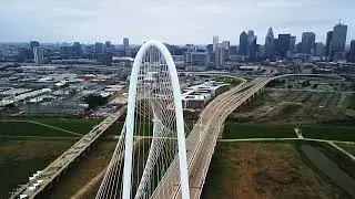 Cloudy, Gloomy, Wet &mdash; Dallas Skyline (includes Uptown) &mdash; end of 2024 (late December)