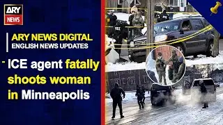 ICE agent fatally shoots woman in Minneapolis || ARY News English News Updates