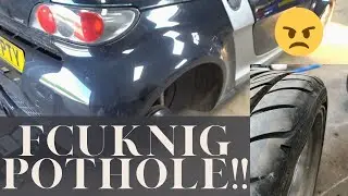 Новая шина, большая выбоина и вибрации! Smart Roadster Brabus Coupe - 016