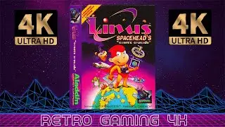 Linus Spacehead's Cosmic Crusade (1992) Nintendo NES retro video game intro / demo [4K 60FPS UHD]