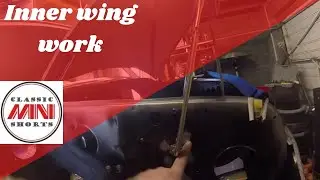 81 Classic Mini Restoration - Inner wing prep