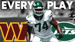 Olu Fashanu Highlights - Every Play From Jets vs Commanders