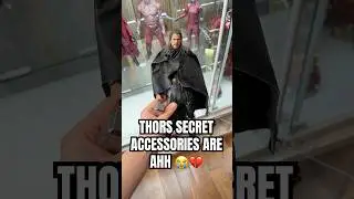 THORS SECRET ACCESSORIES ARE AHH 😭💔 #thor #avengers #hottoys #actionfigures #marvel