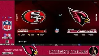 Madden: MOF: 2028 W10: 49ers (screwq) @ Cardinals