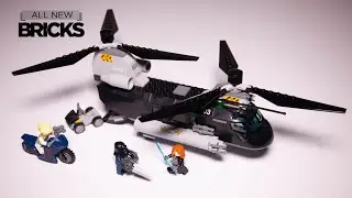 Lego Marvel Black Widow 76162 Black Widow's Helicopter Chase Speed Build
