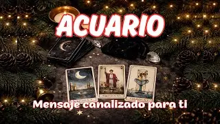 Acuario ♒ LO QUE FUE TU VIDA…Y HACIA DÓNDE ESTÁS YENDO 🚦✨ Diciembre 2025 EnergíasTarot