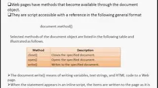 JavaScript Chapter 3 - Objects(dom, doc and windows) with HandsOn