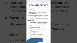 Revenue deficit #governmentbudget #cbse #ytshorts #12thcommerce