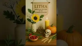 Litha Affirmation Ritual | Summer Solstice Altar Magic | Wheel of the Year Witchcraft