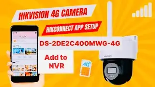 Hikvision PT Network Camera , DS-2DE2C400MWG-4G, DS-2DE2C200MWG-4G || Hikvision 4g PT Camera Setup 