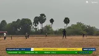 Flash mans 11 T.K.PADU vs Kollapanaidu Palli Hanuman team live cricket match | CHEJERLA CRICKET LEAG