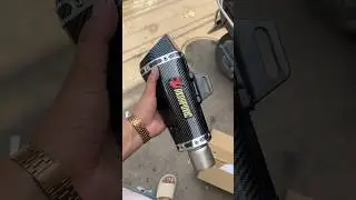 Installed Akrapovic exhaust on activa 6g 😳 #foryou #scootymodified #viralshort #foryou