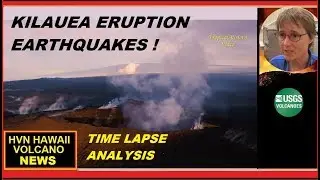 HAWAII ERUPTION USGS Kilauea Earthquake Analysis (8/16/2018)
