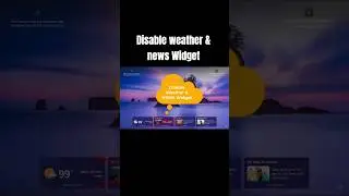 Disable Weather & News Widget on Startup | Windows 10/11 Quick Fix!