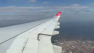 Turkish Airlines A330-300 TK 30 Newark - Istanbul LANDING [4K]