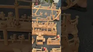 Unbelievable Moving Wood Art! 🔥 Made by a Skilled #Craftsman 🪵✨