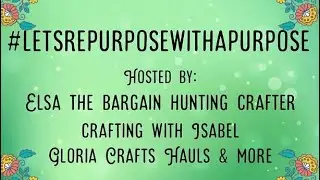 #LETSREPURPOSEWITHAPURPOSE Final Month😢. Altered Glass Jar