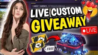 ||FREE FIRE LIVE GIRLS CUSTOM GIVEAWAY ||