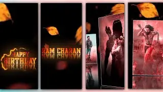 🔥Insta Trending 3D Motion Birthday Video Editing.# Ram Charan Birthday Full Screen WhatsApp Status.