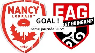 Nancy - Guingamp [(1)-1] GOAL 63' (Mickael Biron) 2&egrave;me journ&eacute;e 2020/21