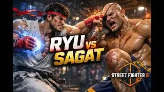 Рю против Сагата 🔥 Жестокий бой, в который вы не поверите | Геймплей Street Fighter 6