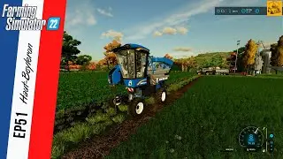 FS22 Haut-Beylerone | Timelapse | missions plowing+sowing+fertilization and grape harvesting EP51
