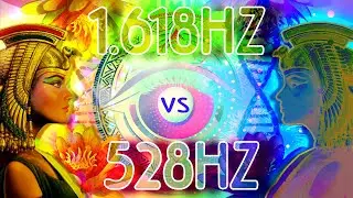 DNA REPAIR FIBONACCI FREQUENCY | 1.618 Hz + 528 Hz | EGYPTIAN HEALING MUSIC |