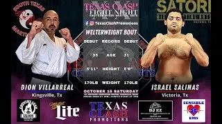 TEXAS CLASH: DION VILLARREAL VS ISRAEL SALINAS FULL MMA FIGHT