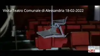 22/02/22 - Alessandria, dentro il teatro Comunale, la devastazione