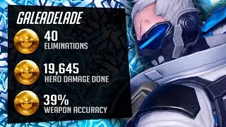 Gale DPS Main Soldier 76 - 40 elims! [ Overwatch Season 31 Top 500 ]