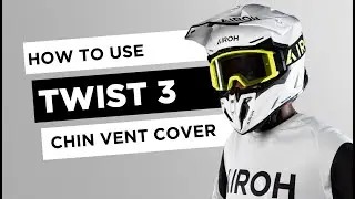 AIROH TWIST3 OFF-ROAD HELMET CHIN VENT COVER ASSEMBLY AND DISASSEMBLY VIDEO TUTORIAL
