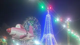 Winter carnival night view in jammu😁🎉 #youtube #viral  