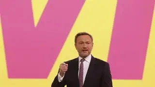 Germany's liberal party approves coalition government in landslide majority