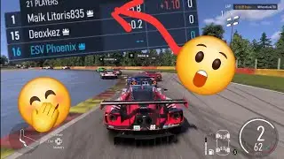 Chasing down a rather slippery lady part from Last place @ Spa (Forza Motorsport 2023)